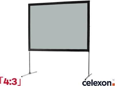Celexon Mobile Expert 4:3 Ratio 203.2 x 152.4cm Folding Frame Screen - 1090335 - Rear Projection
