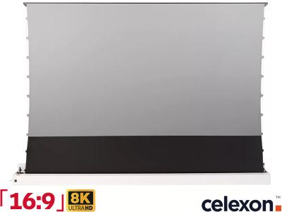 Celexon CLR HomeCinema Plus UST 16:9 Ratio 243.5 x 137cm Ultra Short-Throw Electric Floor Projector Screen - 1000025595 - White Housing