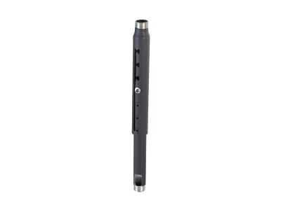 Chief CMS009012 1.5” NPT Threaded Pole - 22.9-30.5cm Adjustable Length - Black
