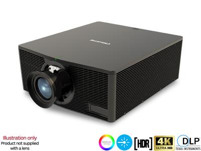 Christie 4K7-HS Black Projector - 7000 Lumens, 16:9 4K UHD HDR - Laser Lamp-Free Installation - Body Only