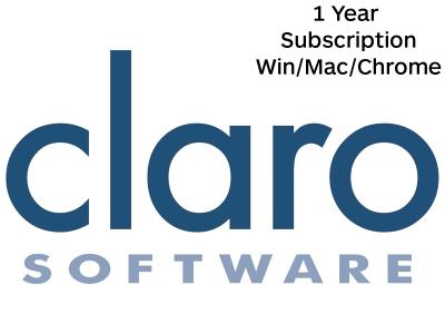 ClaroRead Single User Education License Subscription for Win/Mac/Chrome - 150432