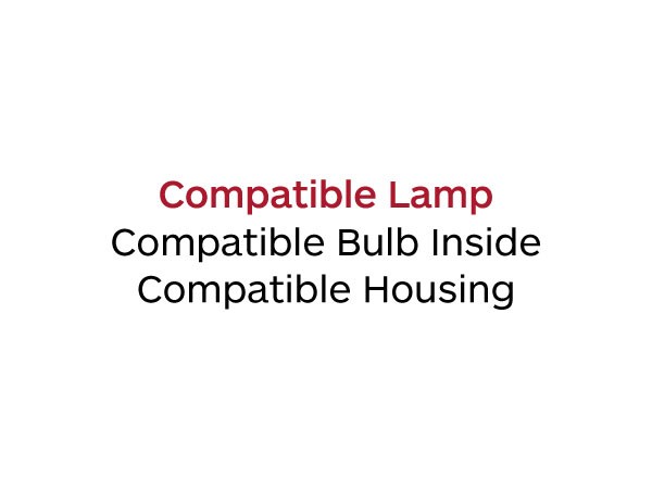 Compatible SP.78B01GC01-COM Optoma X400+ Projector Lamp