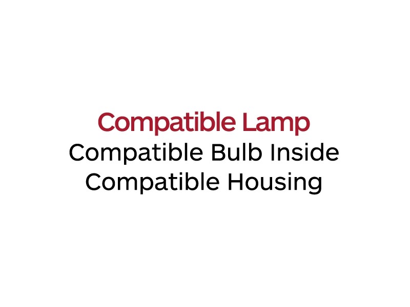 Compatible AN-C430LP/1-COM Sharp XG-C435X Projector Lamp