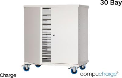 CompuCharge moveIT miniBus iPad, Netbook & Chromebook Charge Trolley - 30 Bay