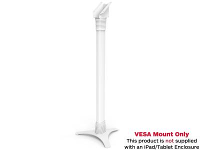 Compulocks 147W - VESA Mount Height Adjustable Floor Stand - White
