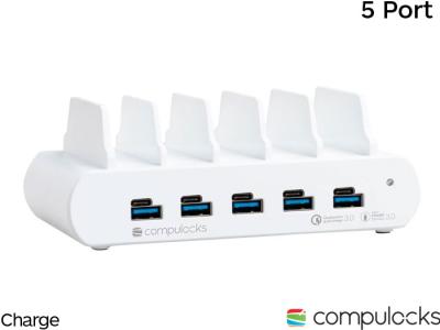 Compulocks 5 Ports USB Charging Dock Station - 5PUSBCDKS-UK