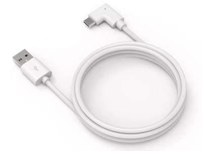 Compulocks 6FT90DUSBCW 2m Right-Angled USB-C to USB-A Cable - White