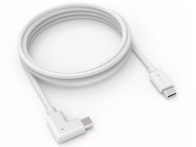 Compulocks 6FTALLUSBC 2m Right-Angled USB-C to USB-C Cable - White