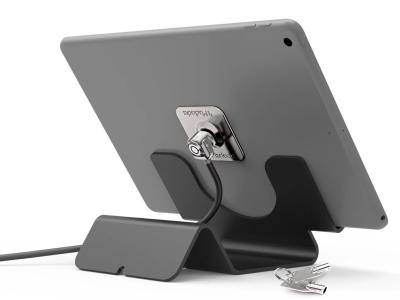 Compulocks CL12UTH BB - Universal iPad & Tablet Security Holder with Cable Lock and Security Plate - Black