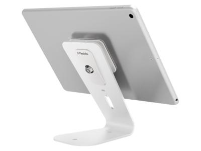 Compulocks HoverTab Security Lockable Tablet Display Stand for all iPads, Tablets and Smartphones - White