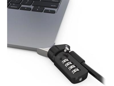 Compulocks MBALDG04CL - Ledge Lock for Macbook Air 13" M2 2022 - Combination Dial Cable Lock