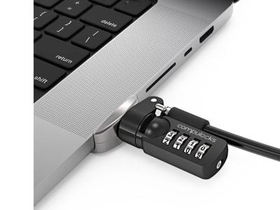 Compulocks MBPR14LDG01CL - Ledge Lock for Macbook Pro 14" M1 2021 - Combination Dial Cable Lock