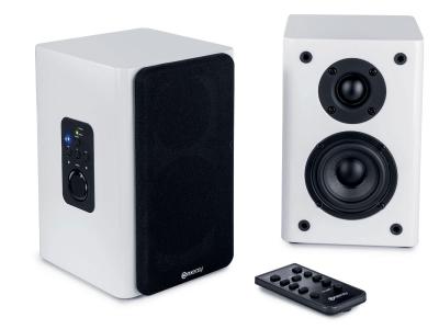 White ConXeasy S603 Pair of 30w Bluetooth Speakers with Amplifier - 3 Year Warranty