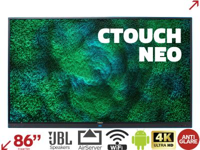 CTouch Neo 86” Interactive Touchscreen with Android, AirServer, and NFC - 10052686