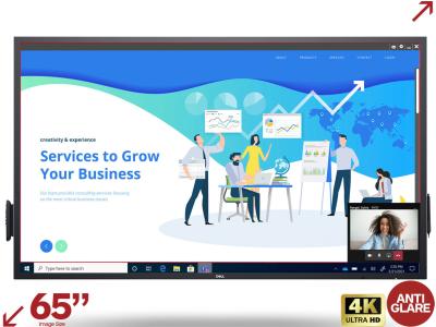 Dell C6522QT 65” 4K Conferencing Interactive Touchscreen