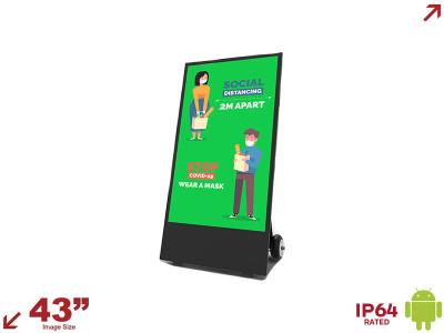 Digital Advertising DAOAB43HD8 43” Outdoor Battery Powered Hi-Bright Display