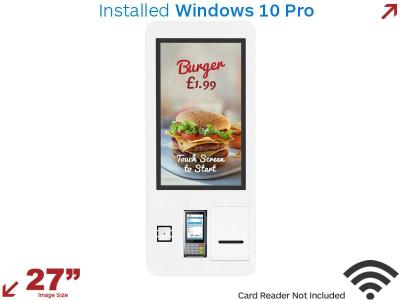Digital Advertising DASO27A 27” PCAP Self Service Kiosk with Windows 10
