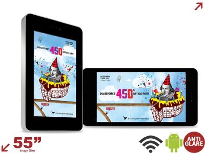Digital Advertising DAOW55D4 55” Outdoor Digital Signage Display