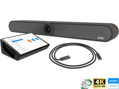 DTEN Small Room Video Conference Solution with PoE Touch Controller - Certified for Zoom