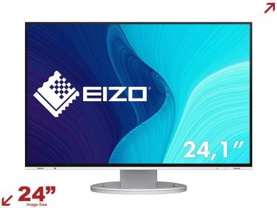 Eizo FlexScan EV2495-WH 24” 16:10 Monitor with Frameless Design