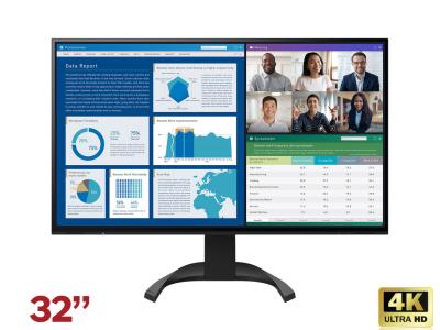 Eizo FlexScan EV3240X-BK 32” 4K UHD Monitor with Frameless Design