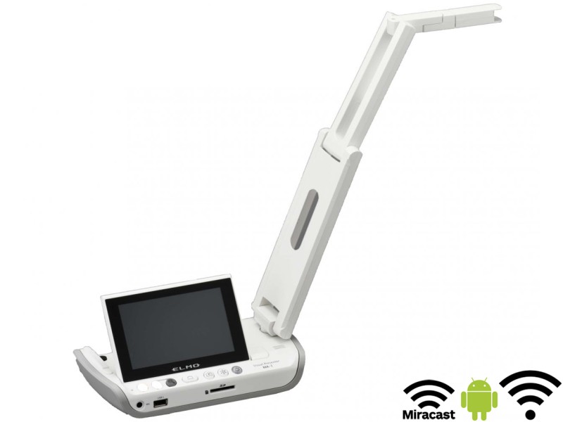 Elmo MA-1 STEM Visualiser with 5” Touch Screen - 1080p Full HD Compact Document Camera with built-in Wi-Fi and Android