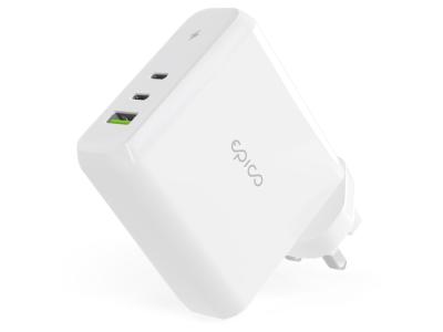 Epico 100W USB-C/USB-A GaN Wall Charger - White - 9915101100155