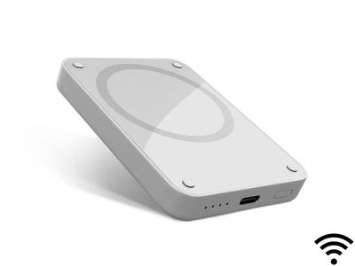 Epico 4200mAh Magnetic Wireless Smartphone Portable Power Bank - Light Grey - 9915101900033