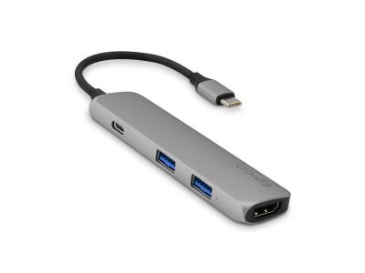 Epico 9915111900012 USB-C 4-in-1 Hub - Space Grey