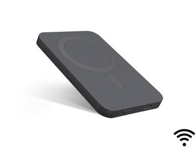 Epico 5000mAh Magnetic Wireless Smartphone Portable Aluminium Power Bank - Space Grey - 9915111900070