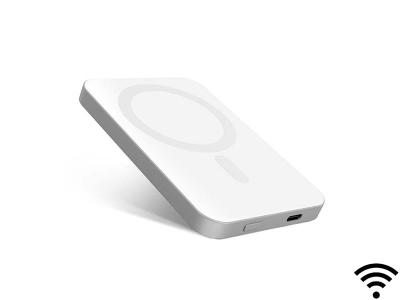 Epico 5000mAh Magnetic Wireless Smartphone Portable Aluminium Power Bank - Silver - 9915112100056
