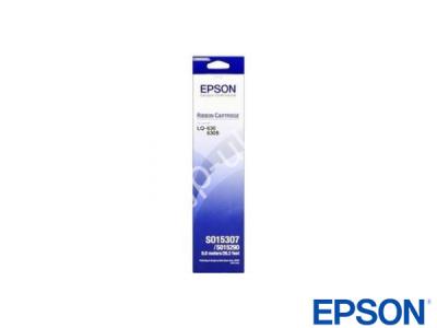 Genuine Epson C13S015307 / 5307 Black Fabric Ribbon to fit Epson Inkjet Fax / Printer