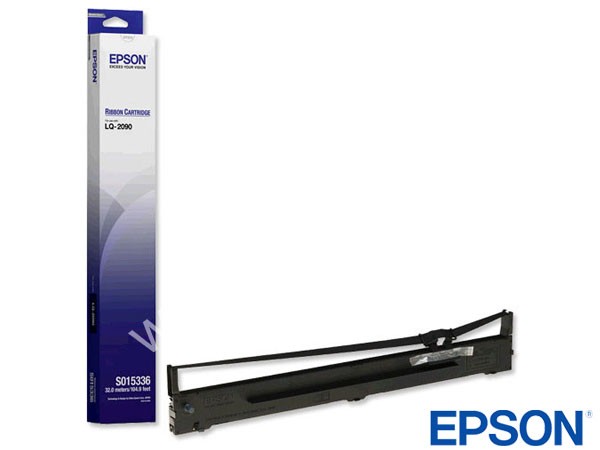 Genuine Epson S015336 / 5336 Black Fabric Ribbon to fit Inkjet Fabric Ribbons Inkjet Fax / Printer