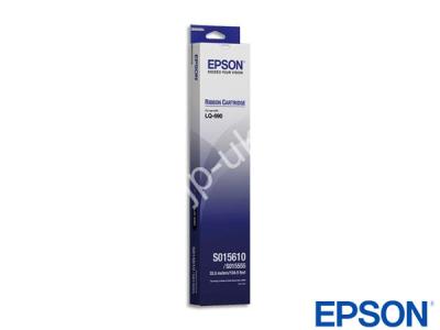 Genuine Epson S015610 / 5610 Black Fabric Ribbon to fit Inkjet Epson Inkjet Fax / Printer