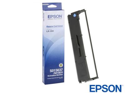 Genuine Epson S015637 / 5637 Black Fabric Ribbon to fit Inkjet Epson Inkjet Fax / Printer
