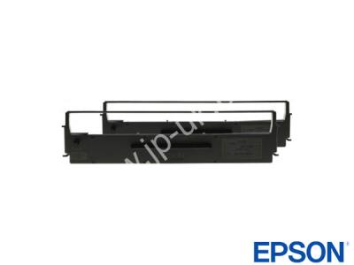 Genuine Epson S015646 / 5646 Twin Pack Black Nylon Ribbon to fit Inkjet Epson Inkjet Fax / Printer