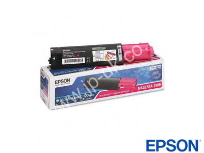 Genuine Epson S050188 / 0188 Hi-Cap Magenta Toner Cartridge to fit Epson Printer
