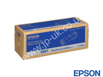 Genuine Epson S050697 / 0697 Hi-Cap Black Toner Cartridge to fit Epson Printer