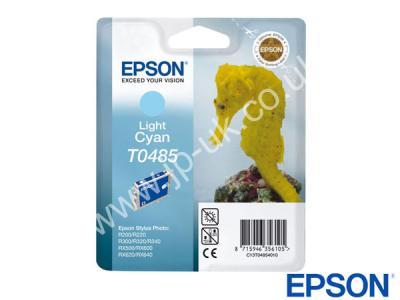 Genuine Epson T04854010 / T0485 Light Cyan Ink Cartridge to fit Inkjet Epson Printer