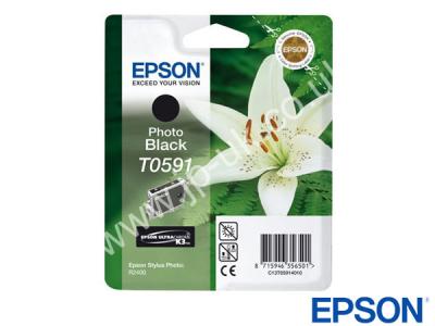 Genuine Epson T05914010 / T0591 Photo Black Ink Cartridge to fit Stylus Photo Epson Printer