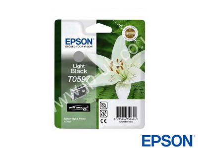 Genuine Epson T05974010 / T0597 Light Black Ink Cartridge to fit Stylus Photo Epson Printer