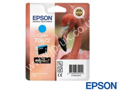 Genuine Epson T08724010 / T0872 Cyan Ink to fit Stylus Photo Epson Printer 