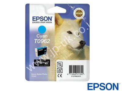 Genuine Epson T09624010 / T0962 Cyan Ink to fit Stylus Photo Epson Printer 