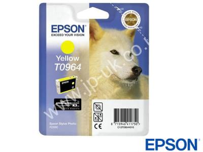 Genuine Epson T09644010 / T0964 Yellow Ink to fit Stylus Photo Epson Printer 