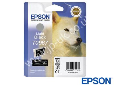 Genuine Epson T09674010 / T0967 Light Black Ink to fit Stylus Photo Epson Printer 