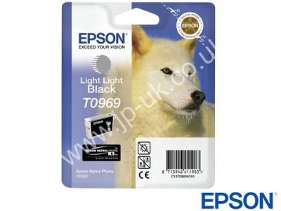 Genuine Epson T09694010 / T0969 Light Light Black Ink to fit Stylus Photo Epson Printer 