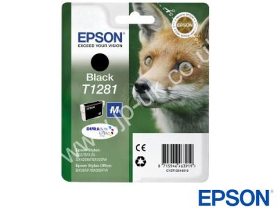 Genuine Epson T12814010 / T1281 Black Ink to fit Inkjet Epson Printer 