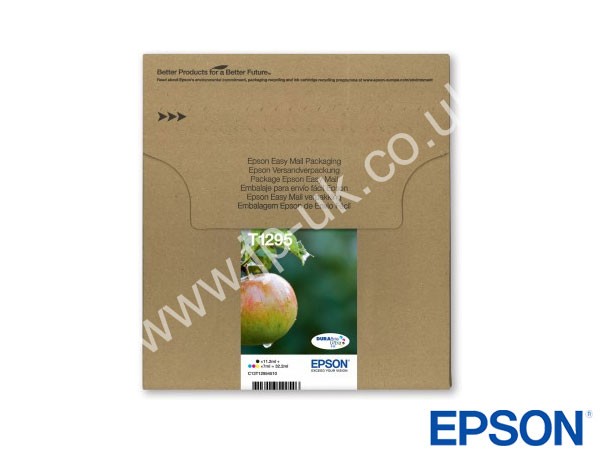 Genuine Epson T12954510 CMYK Easy Mail Hi-Cap Ink Multipack to fit Inkjet BX635FWD Printer 