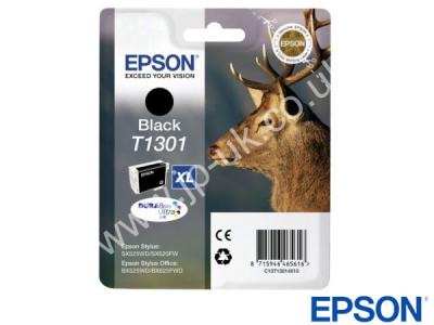Genuine Epson T13014010 / T1301 Extra Hi-Cap Black Ink to fit Inkjet Epson Printer 