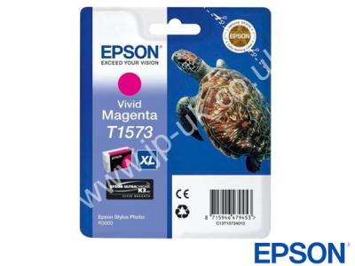 Genuine Epson T15734010 / T1573 Vivid Magenta Ink to fit Inkjet Epson Printer 